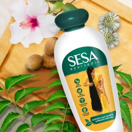 Sesa Ayurvedic Hair Oil with Bhringraj for Hair Fall and Hair Growth, 200 ml