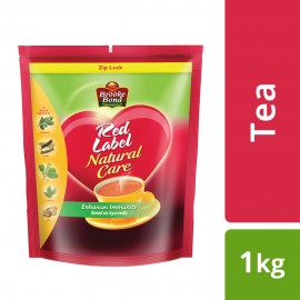 Red Label Natural Care Tea, Chai Made with 5 Ayurvedic Herbs, 1 Kg