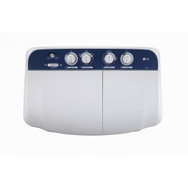 LG 6.5 Kg 4 Star Semi-Automatic Top Loading Washing Machine (P6510NBAY, Dark Blue, Rat Away Technology)