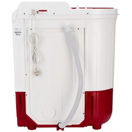 Whirlpool 7.2 Kg Semi-Automatic Top Loading Washing Machine (ACE SUPREME PLUS 7.2, Coral Red, Ace Wash Station)