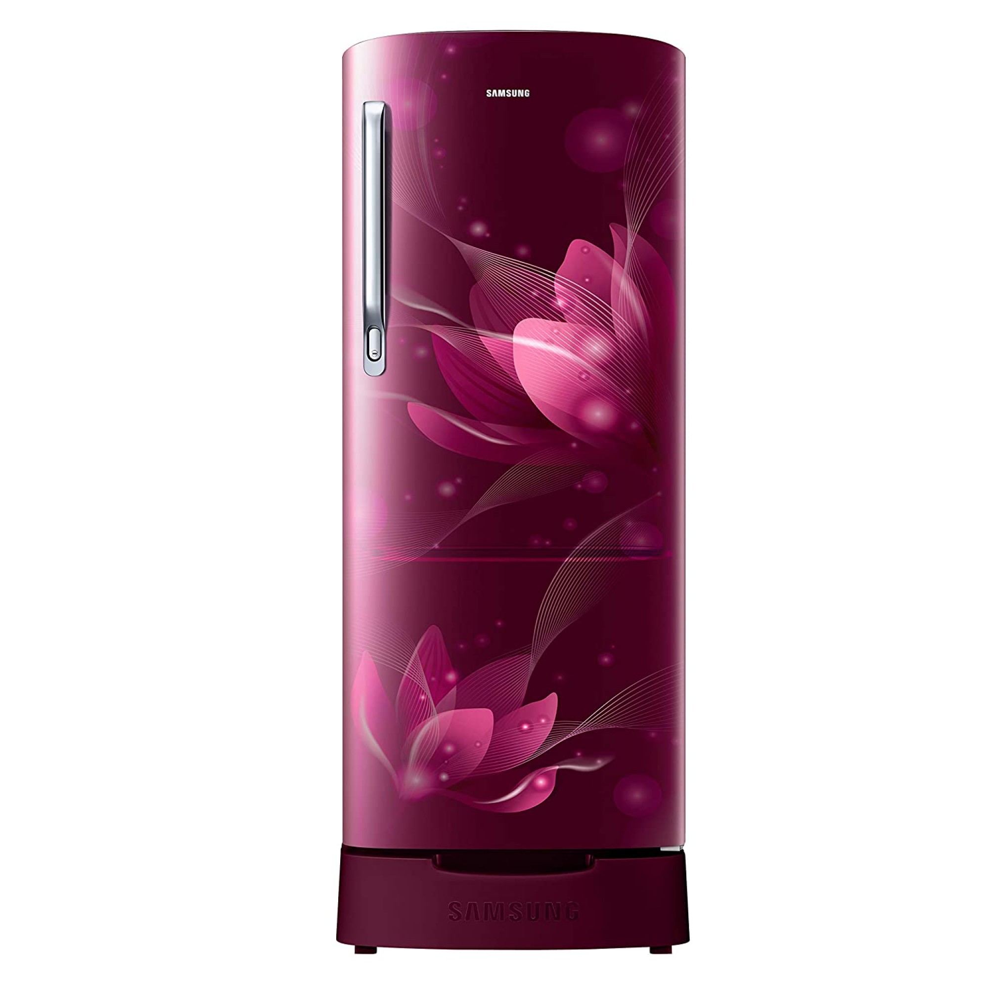 Samsung 192 L 2 Star Direct Cool Single Door Refrigerator (RR20A181BR8/HL, SAFFRON RED)