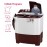 LG 7 Kg 4 Star Semi-Automatic Top Loading Washing Machine (P7010RRAY, Burgundy, Collar Scrubber)