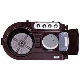 Whirlpool 8.5 Kg 5 Star Semi-Automatic Top Loading Washing Machine (ACE 8.5 TURBO DRY, Wine Dazzle)