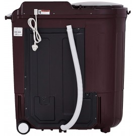 Whirlpool 8.5 Kg 5 Star Semi-Automatic Top Loading Washing Machine (ACE 8.5 TURBO DRY, Wine Dazzle)