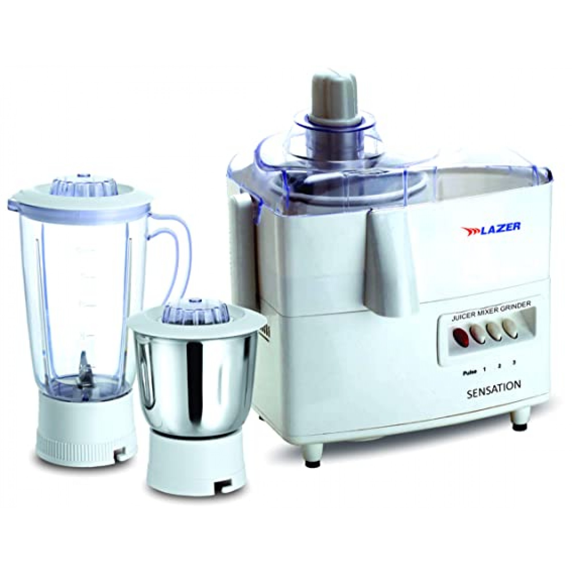 Lazer Juicer Mixer Grinder Passion (White)
