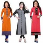 Morpich Fashion Women's Cotton Semi-stitched Salwar Suit (Pack of 3)