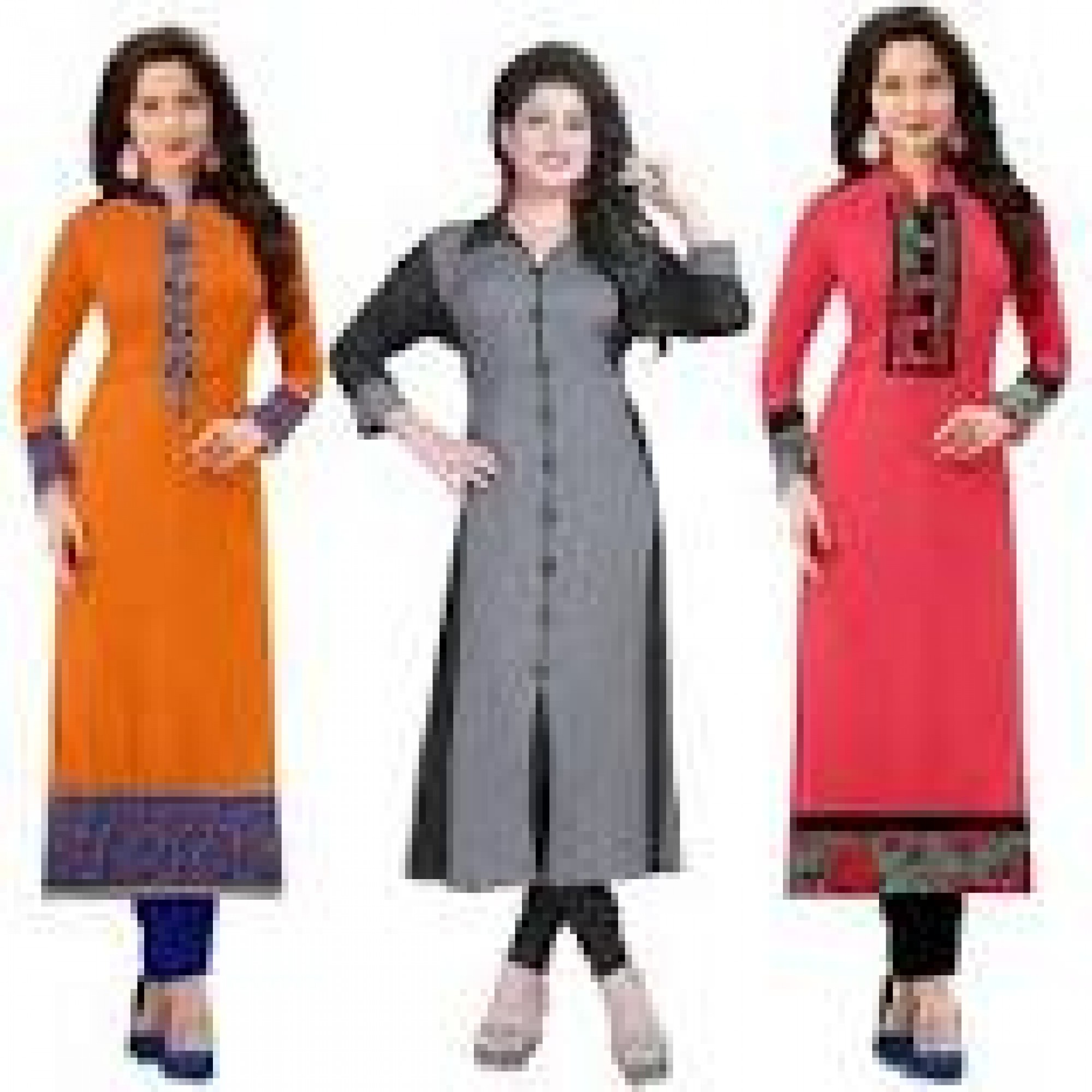 Morpich Fashion Women's Cotton Semi-stitched Salwar Suit (Pack of 3) Morpich Fashion Women's Cotton Semi-stitched Salwar Suit (Pack of 3)